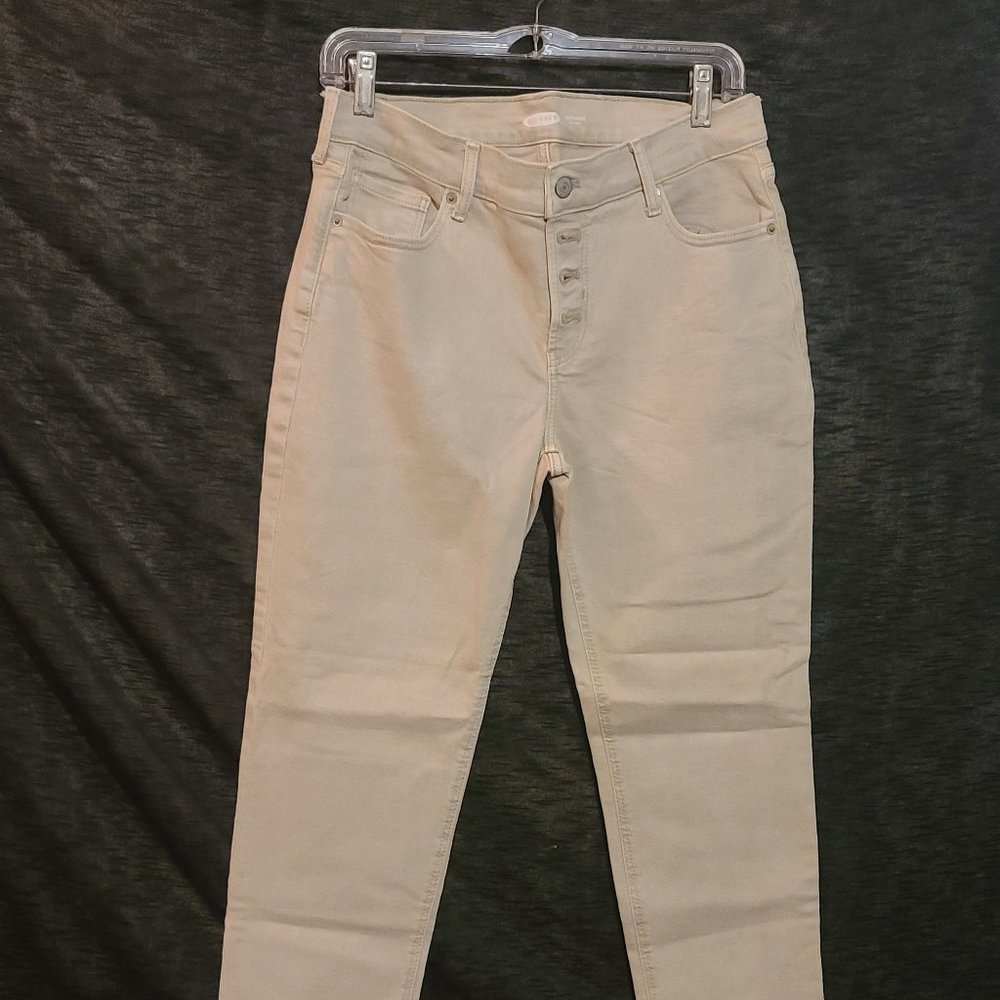 Old Navy Cream boyfriend jeans